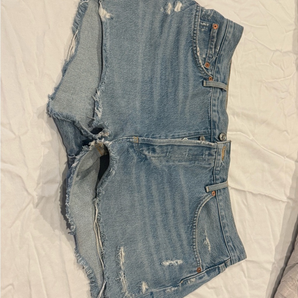 AGOLDE Parker Vintage Cut Off Short in Swapmeet NEVER WORN - Picture 6 of 16